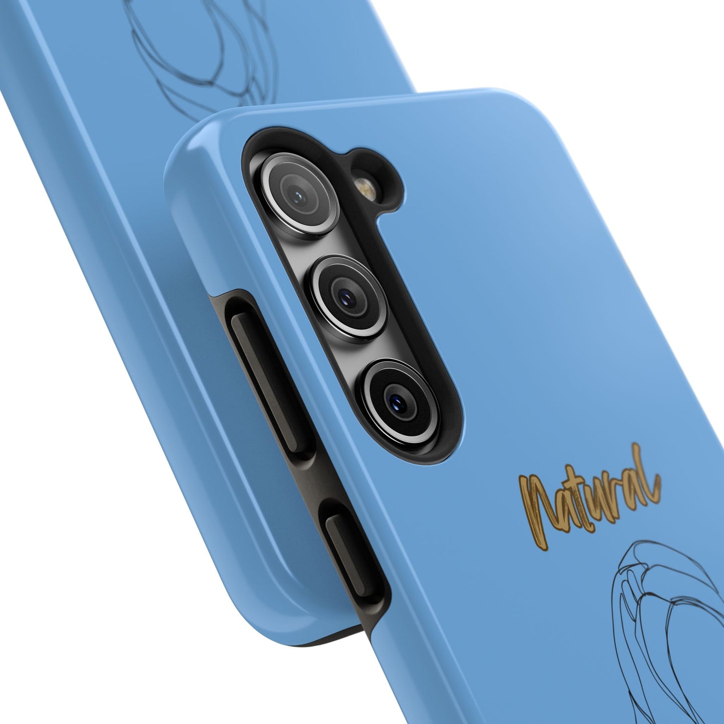 Natural Woman Towel Wrapped (BL)Tough Phone Cases LIGHT BLUE