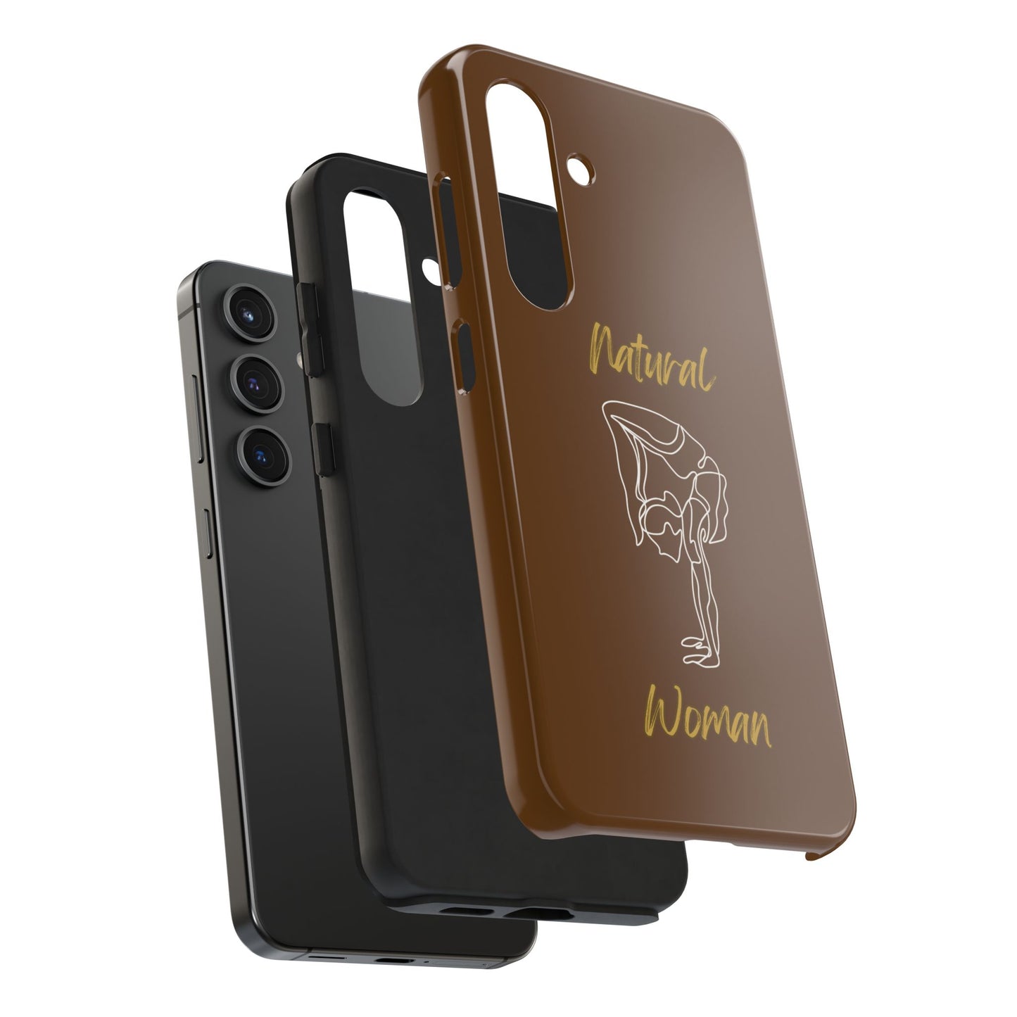 Natural Woman Flexible (WL)Tough Phone Cases BROWN