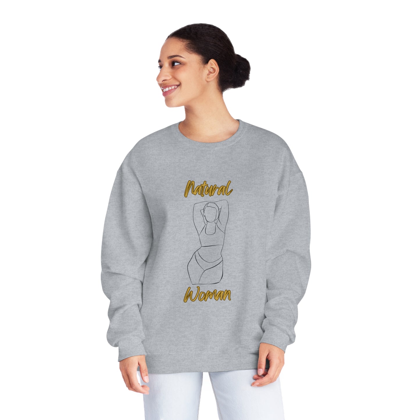 Natural Woman I Love Me (BL) Crewneck Sweatshirt