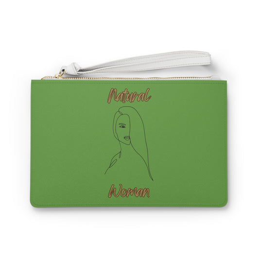 Natural Woman Covered Eye (BL) Clutch Bag GREEN