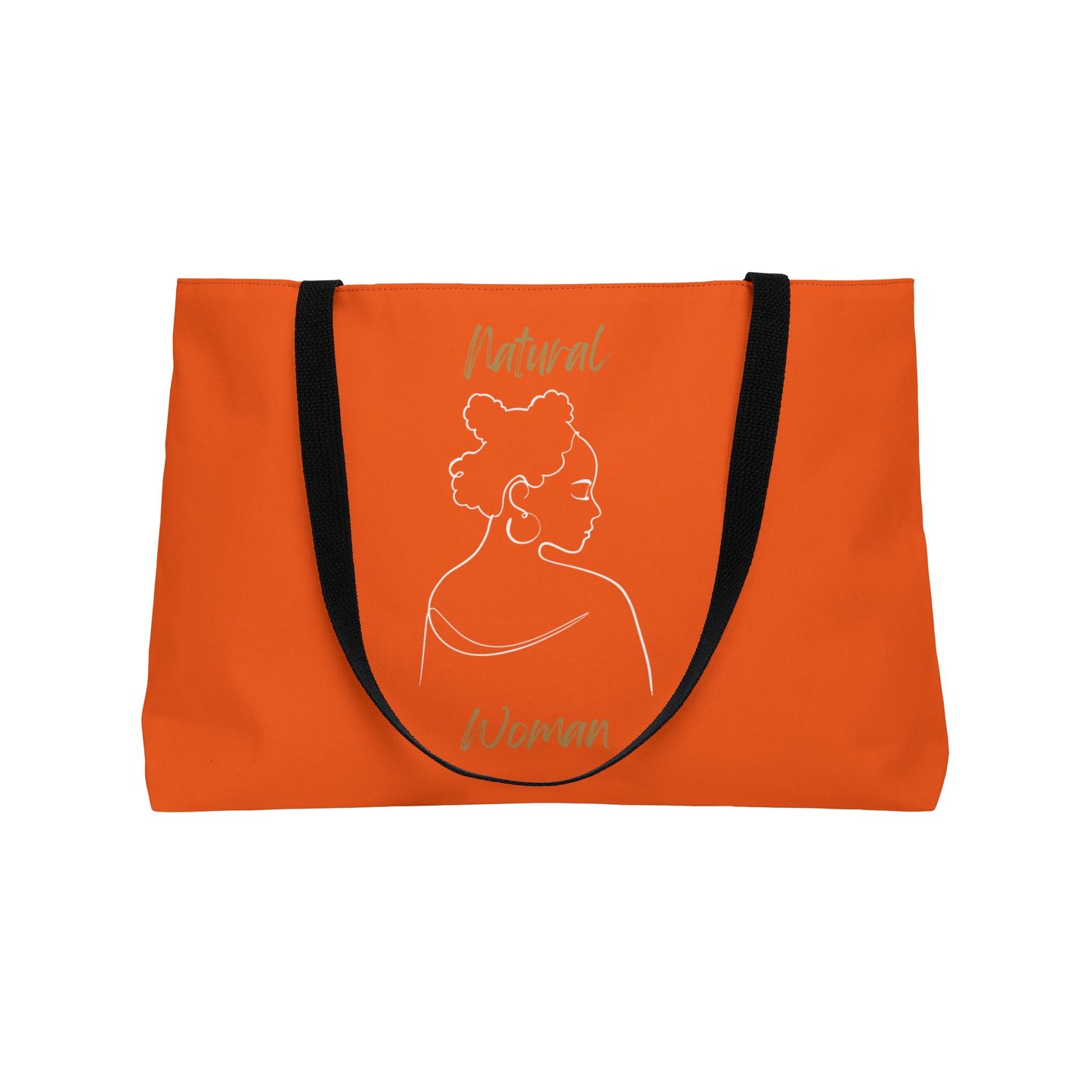 Natural Woman Twist (WL) Weekender Tote Bag ORANGE