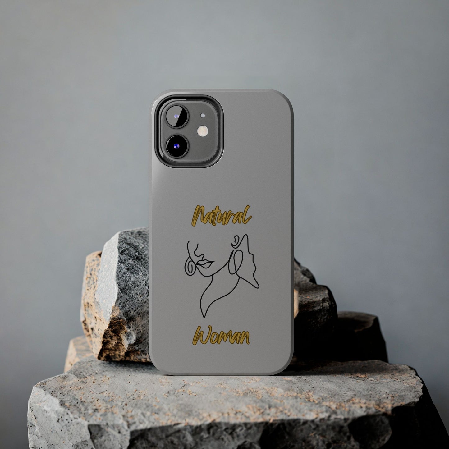 Natural Woman Lips (BL)Tough Phone Cases LIGHT GREY