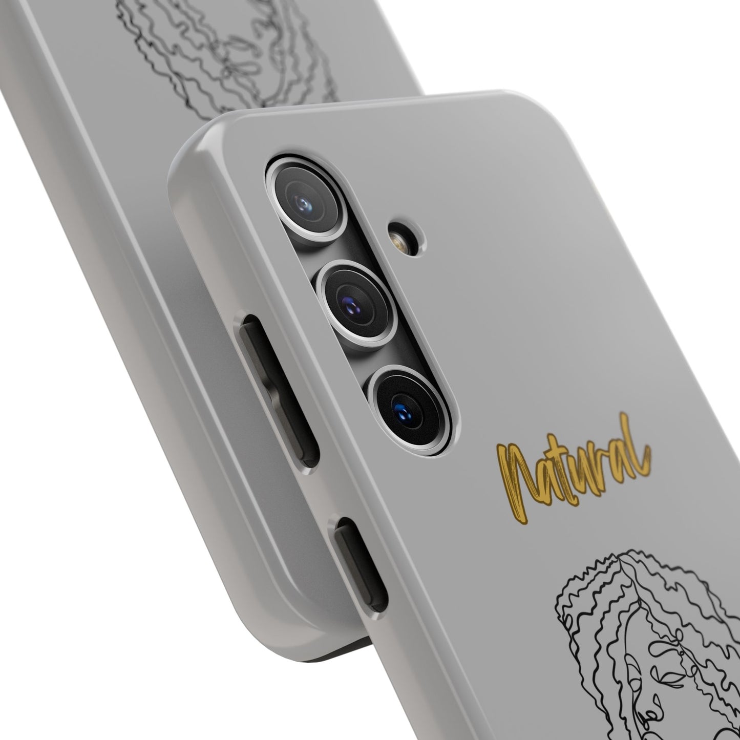 Natural Woman Naturally Me (BL)Tough Phone Cases LIGHT GREY