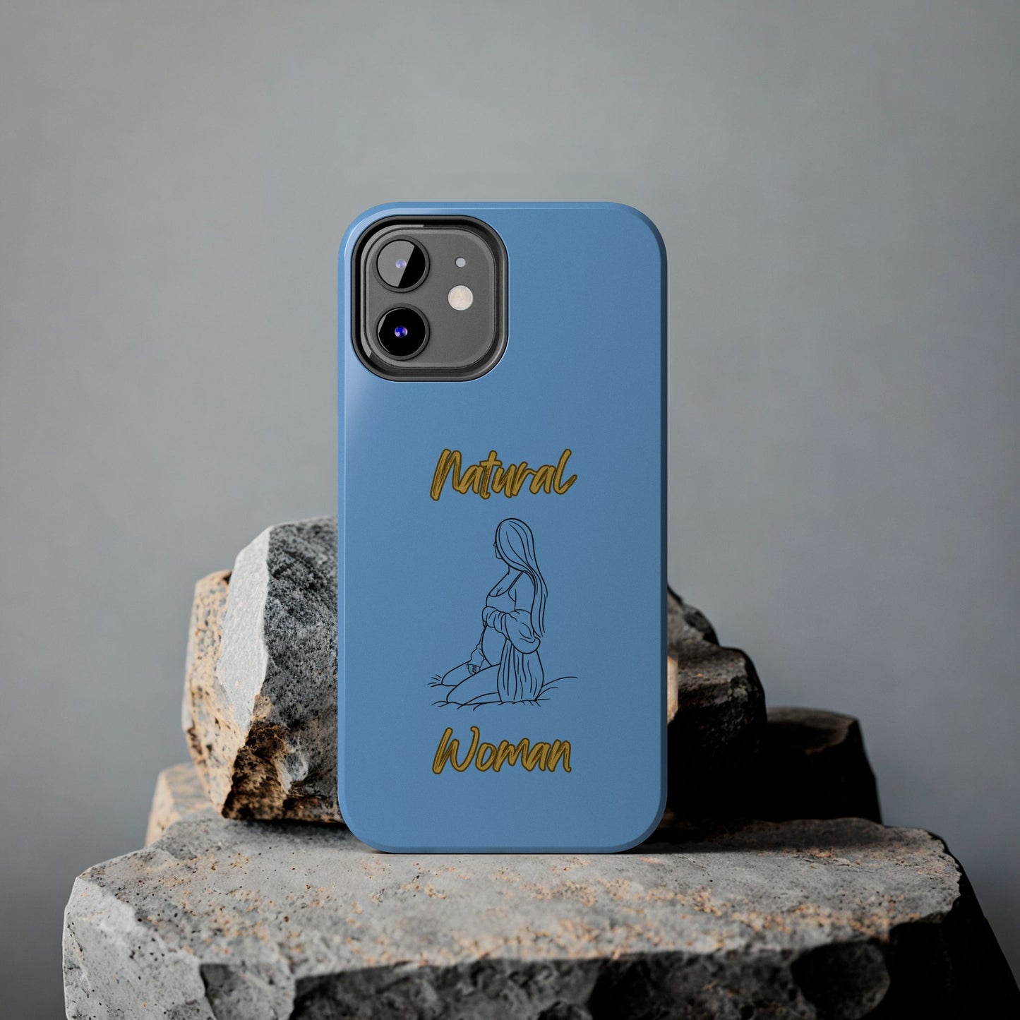 Natural Woman Expecting (BL)Tough Phone Cases LIGHT BLUE