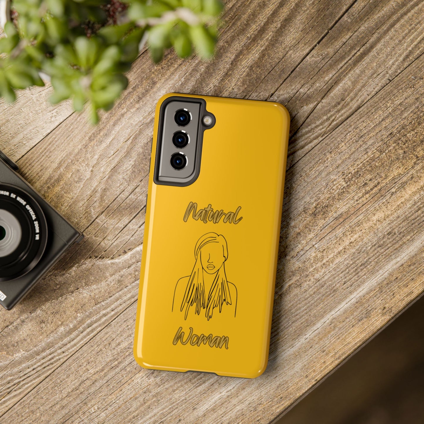 Natural Woman Content (BL)Tough Phone Cases YELLOW