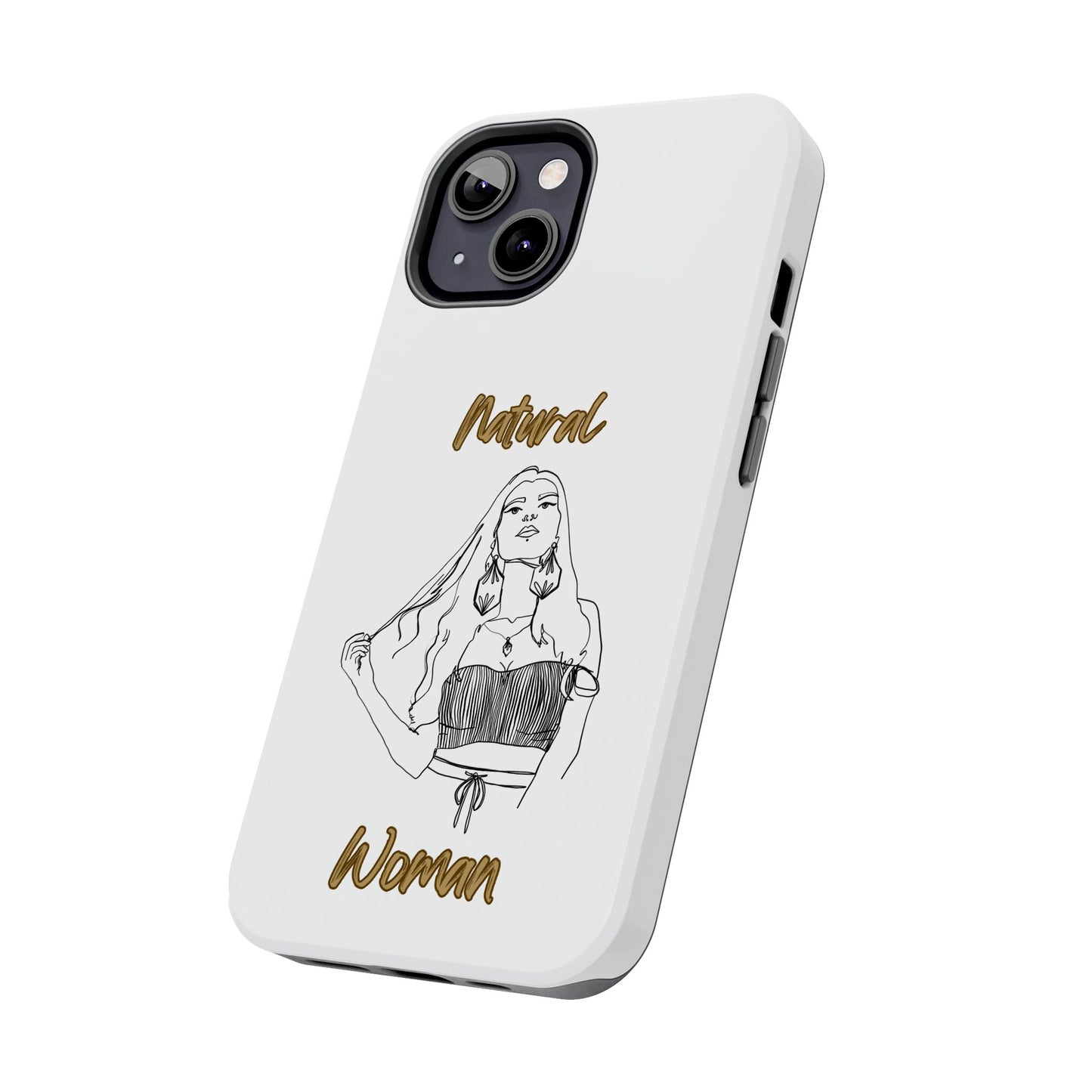 Natural Woman Thinking (BL)Tough Phone Cases WHITE
