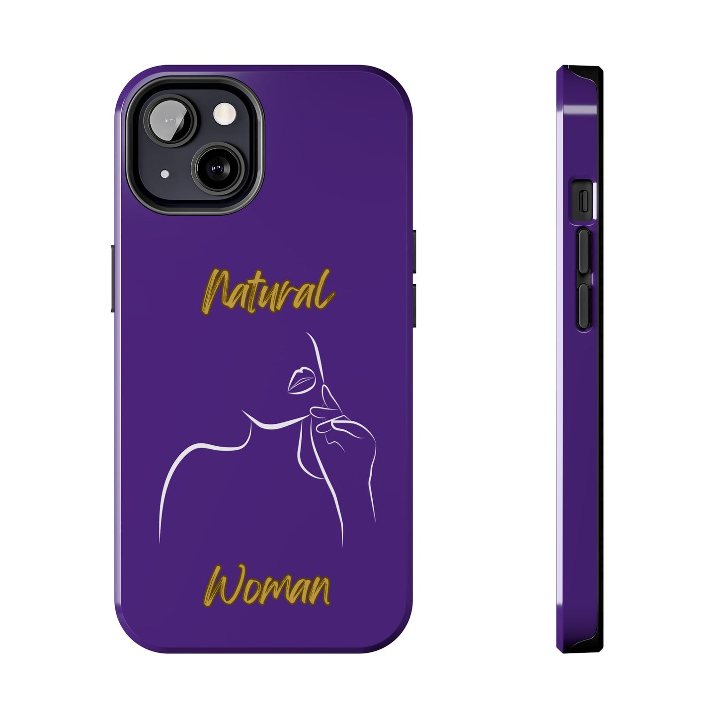 Natural Woman Chin Up (WL)Tough Phone Cases PURPLE