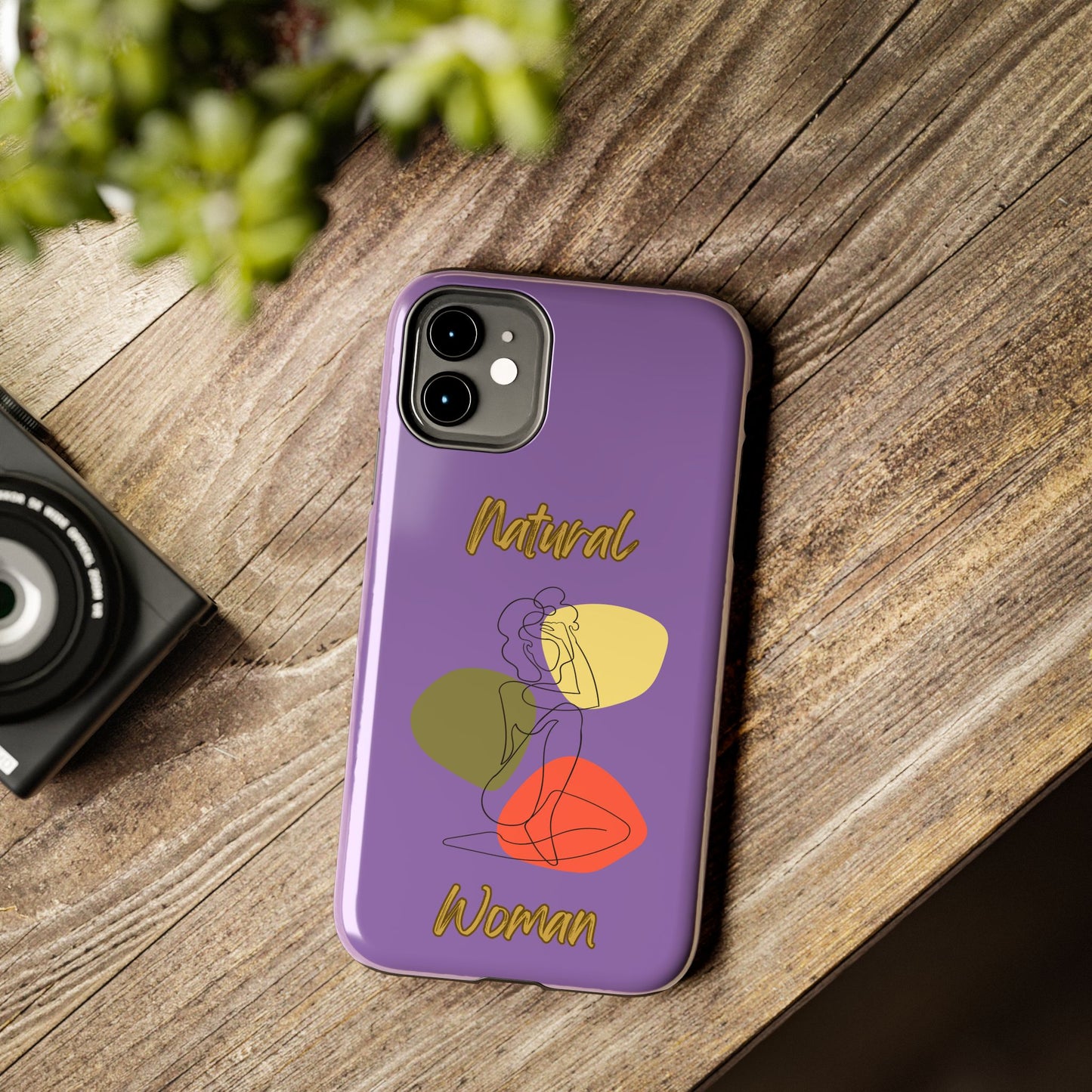 Natural Woman Colorful Pose (BL)Tough Phone Cases LIGHT PURPLE