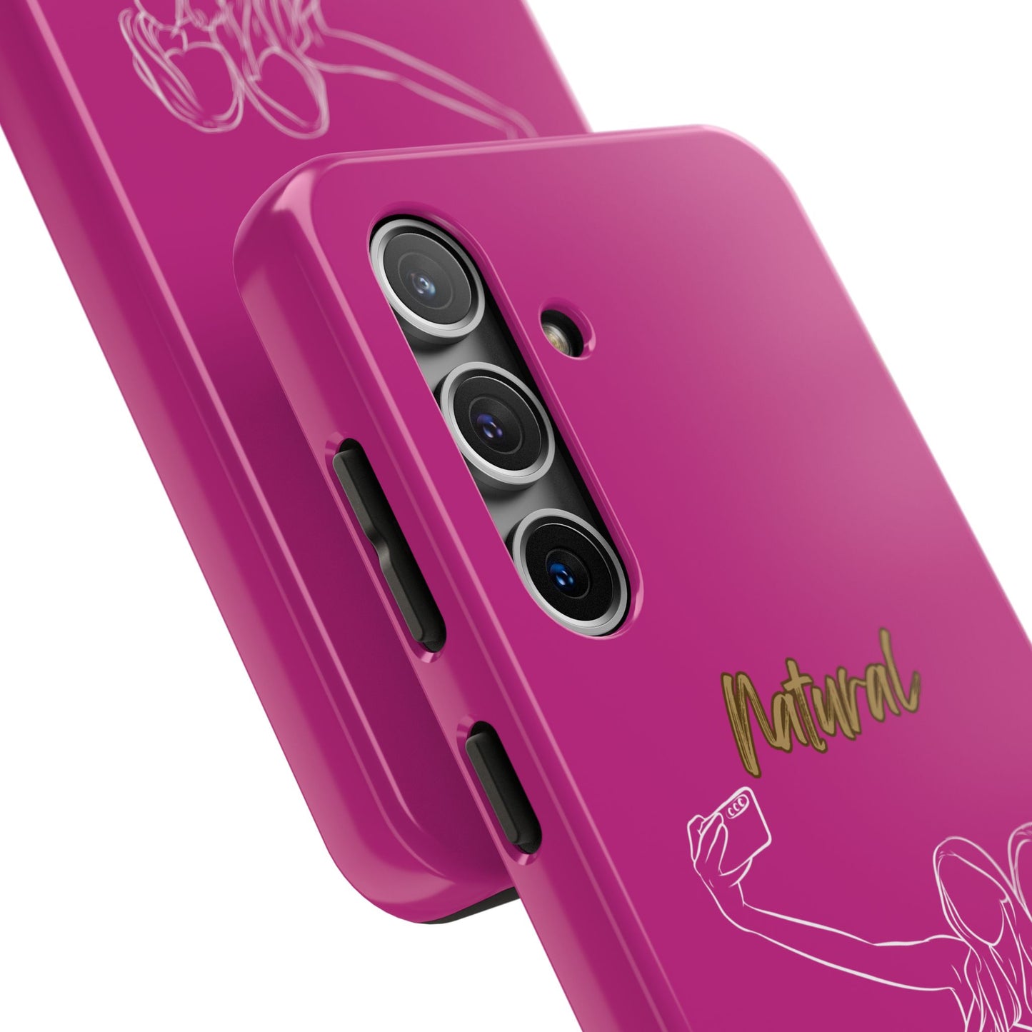 Natural Woman Friends Selfie (WL)Tough Phone Cases PINK