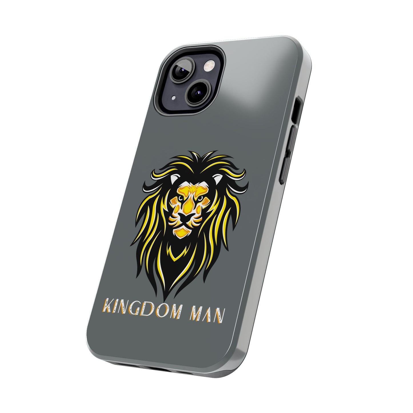 Kingdom Man (White-Gold Label) Tough Phone Case DARK GREY