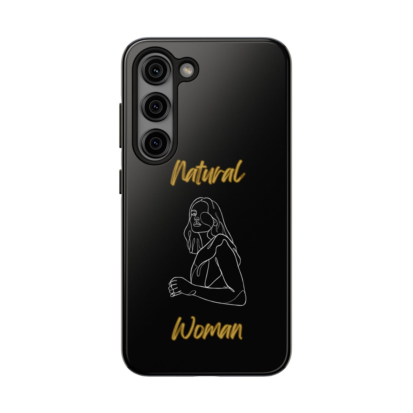 Natural Woman Care Free (WL)Tough Phone Cases BLACK