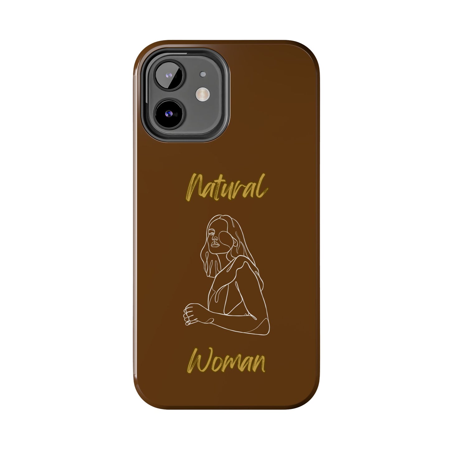 Natural Woman Care Free (WL)Tough Phone Cases BROWN