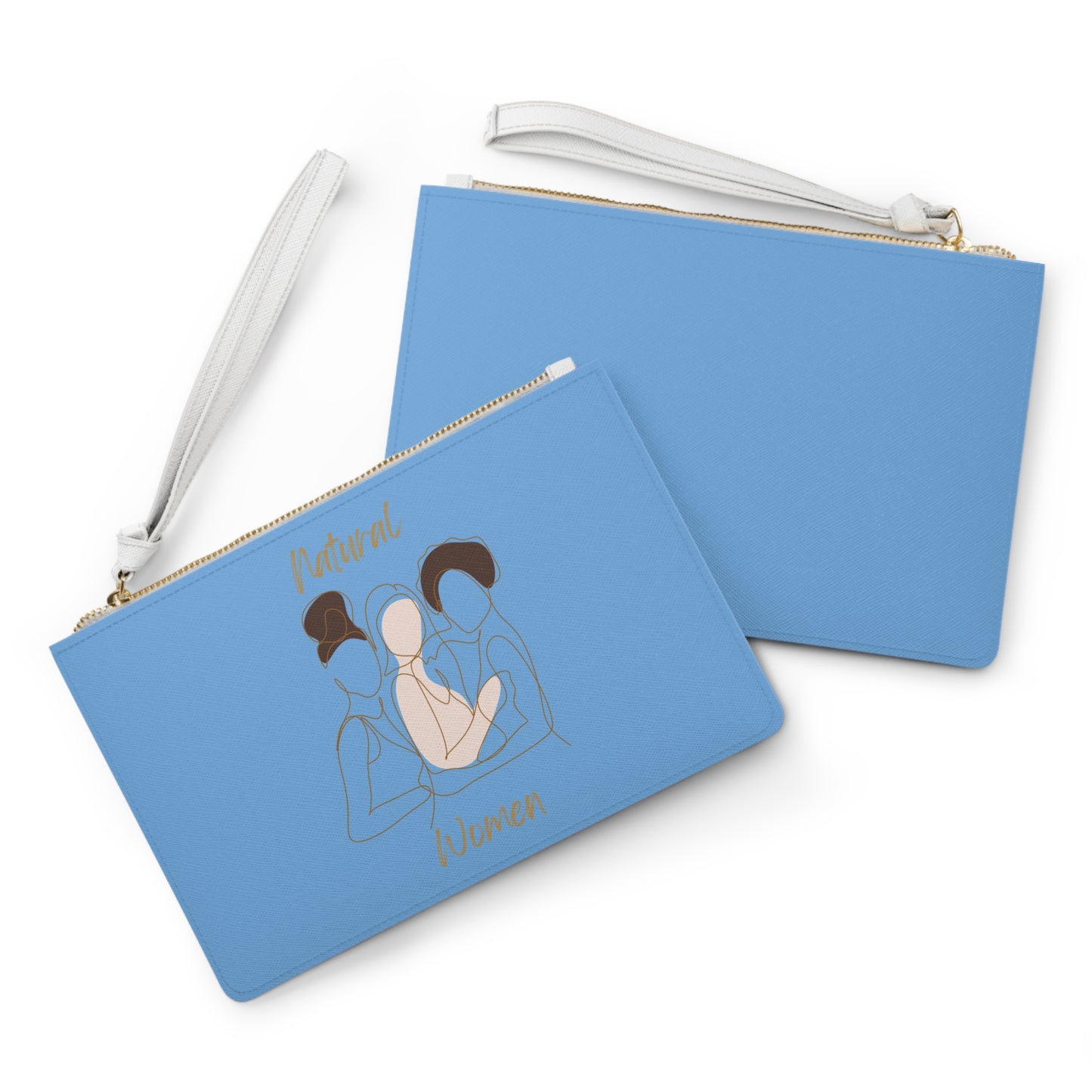 Natural Women Friends Clutch Bag LIGHT BLUE