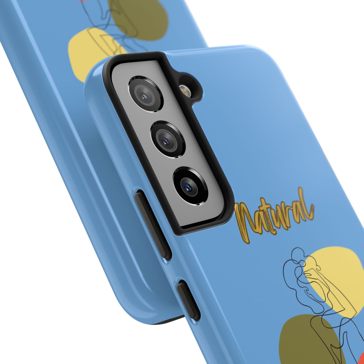 Natural Woman Colorful Pose (BL)Tough Phone Cases LIGHT BLUE