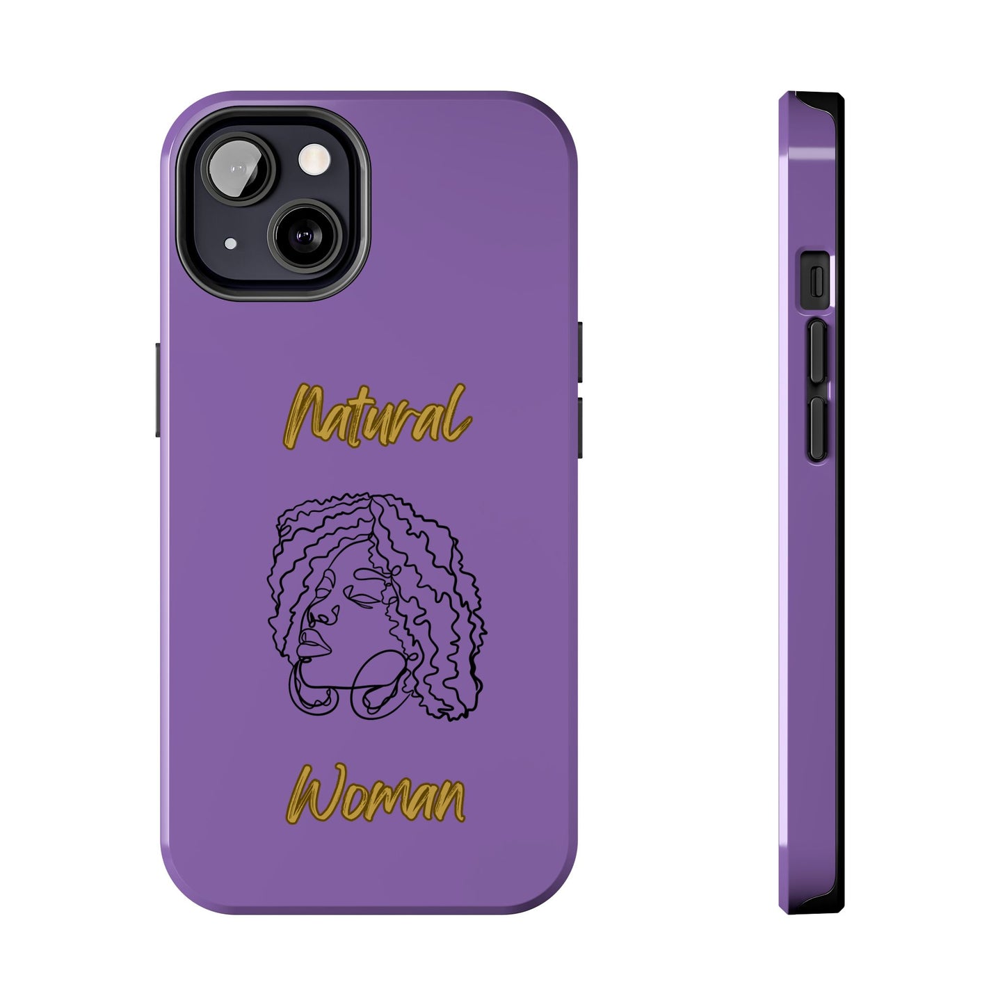 Natural Woman Naturally Me (BL)Tough Phone Cases LIGHT PURPLE