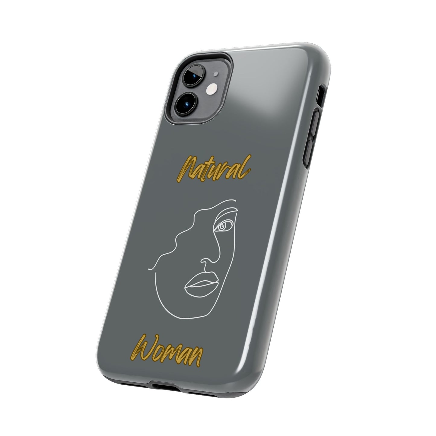 Natural Woman Peekaboo (WL)Tough Phone Cases DARK GREY