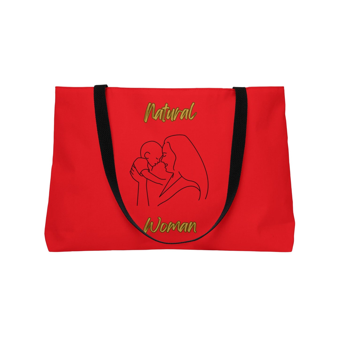 Natural Woman Joy (BL) Weekender Tote Bag RED
