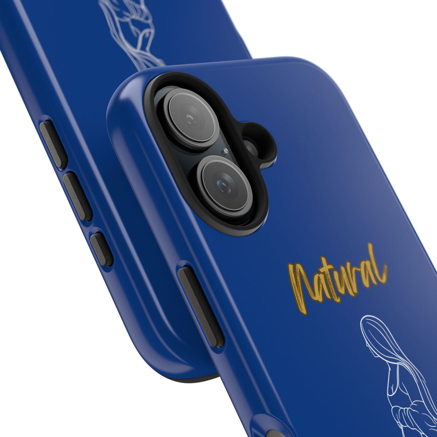 Natural Woman Expecting (WL)Tough Phone Cases DARK BLUE