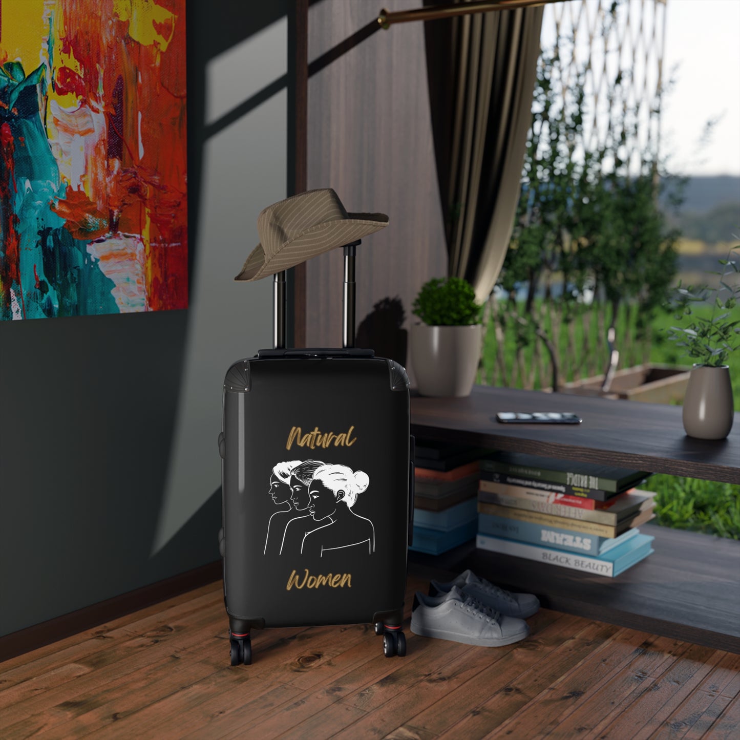 Natural Woman United Friends (WL) Suitcase BLACK
