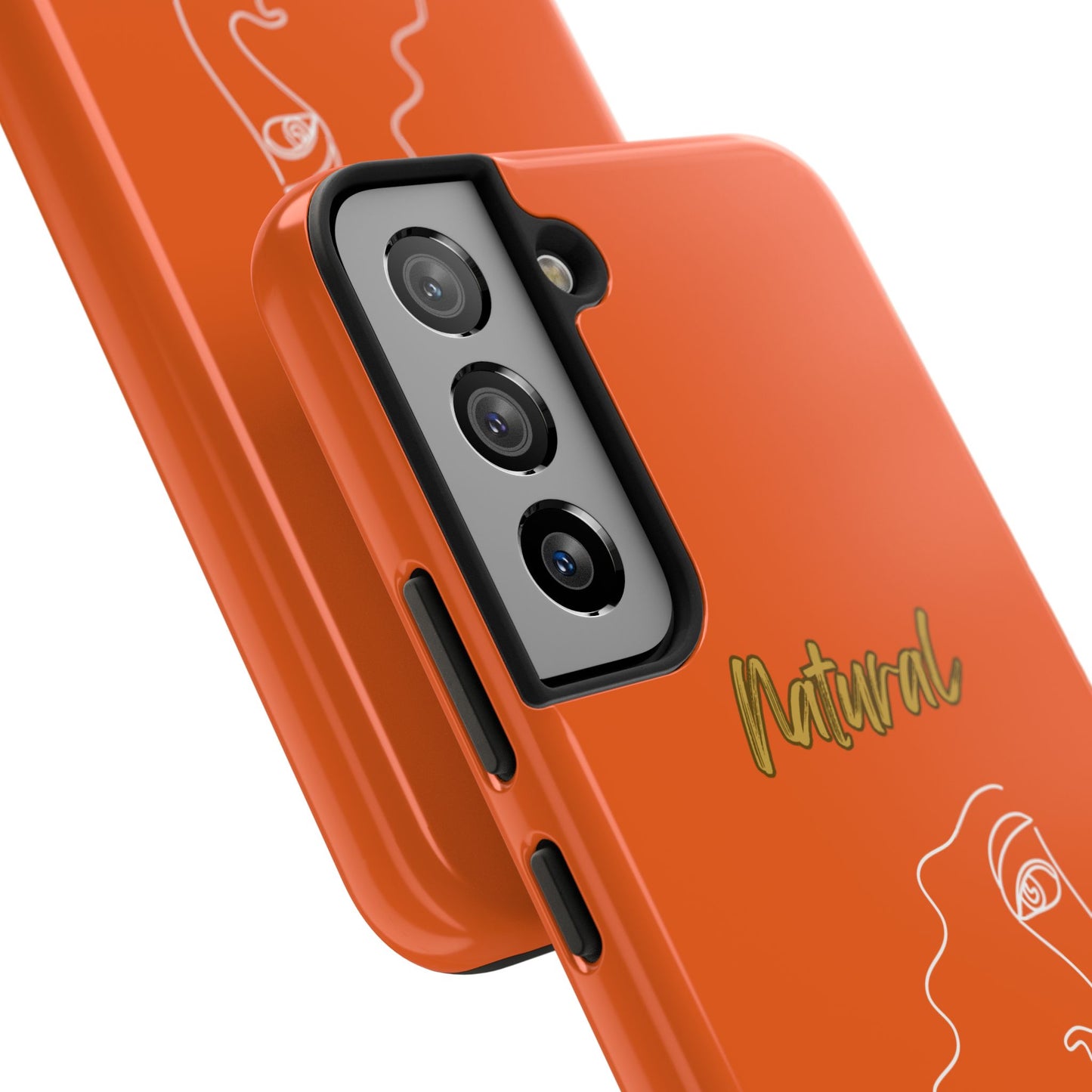 Natural Woman Peekaboo (WL)Tough Phone Cases ORANGE