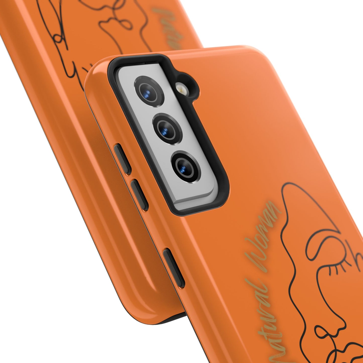Natural Woman Half Face (BL)Tough Phone Case CRUSTA
