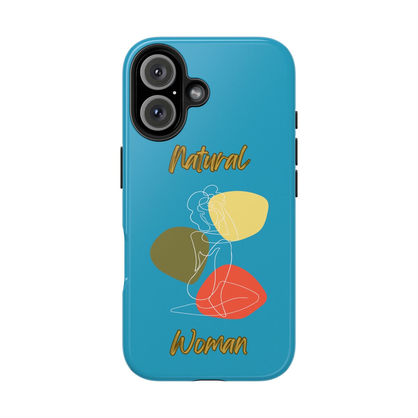 Natural Woman Colorful Pose (WL)Tough Phone Cases TURQUOISE