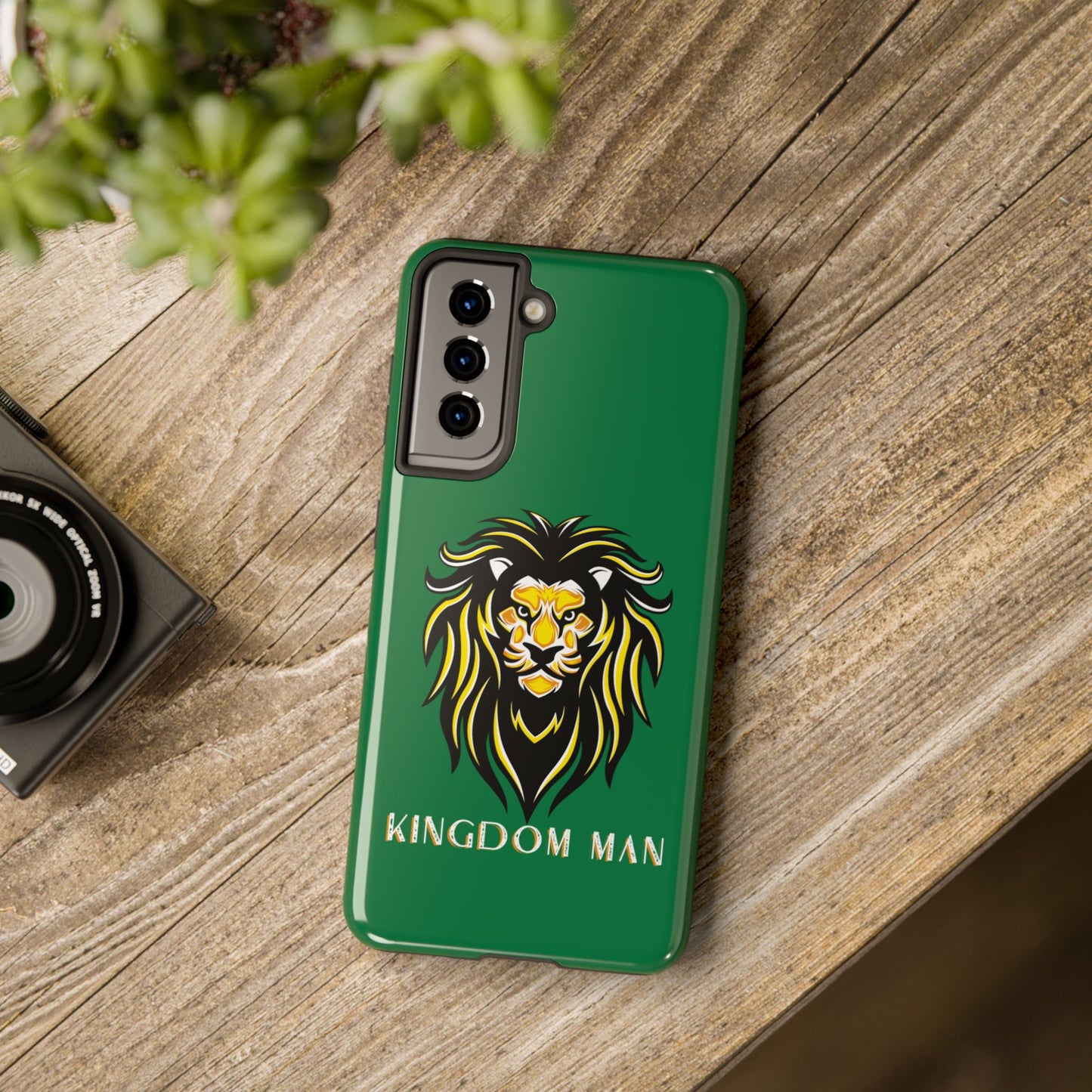 Kingdom Man (White-Gold Label) Tough Phone Case DARK GREEN