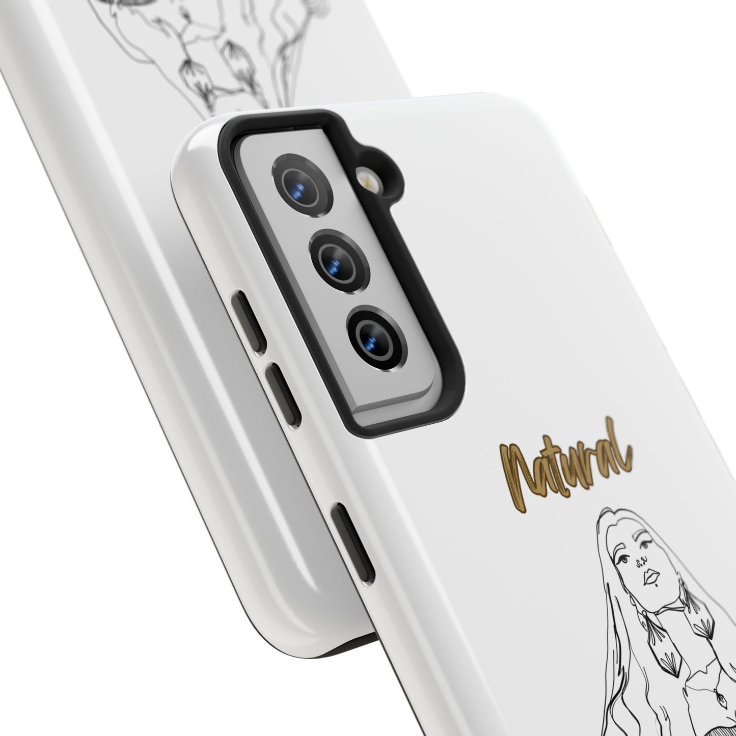 Natural Woman Thinking (BL)Tough Phone Cases WHITE