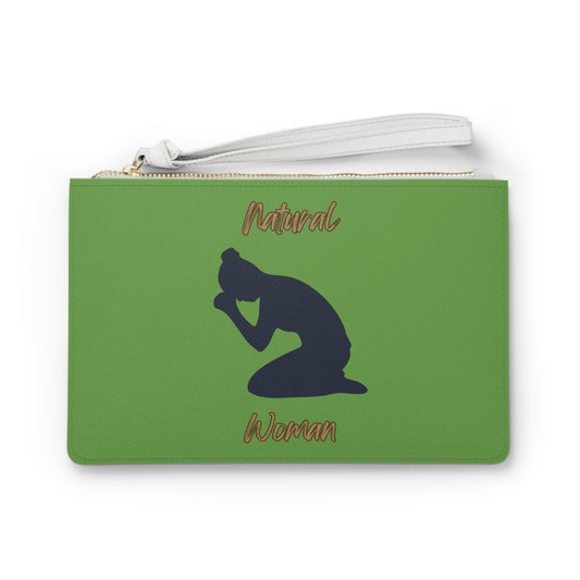 Natural Woman Pray (BL) Clutch Bag GREEN