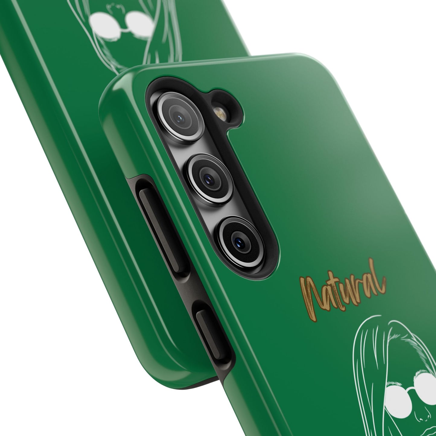 Natural Woman Shades (WL)Tough Phone Cases DARK GREEN