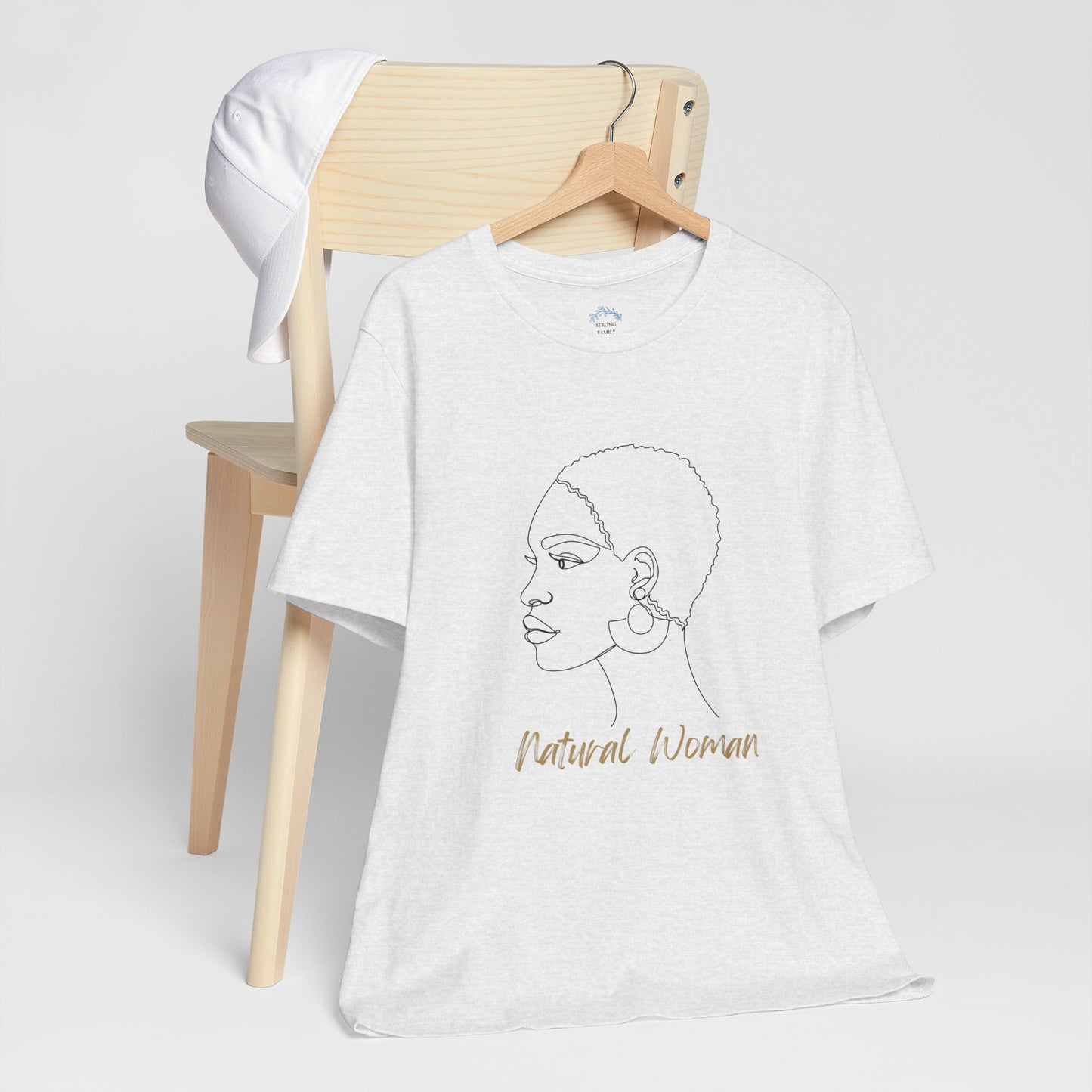 NATURAL WOMAN Finger Waves (BL) Short Sleeve T-Shirt