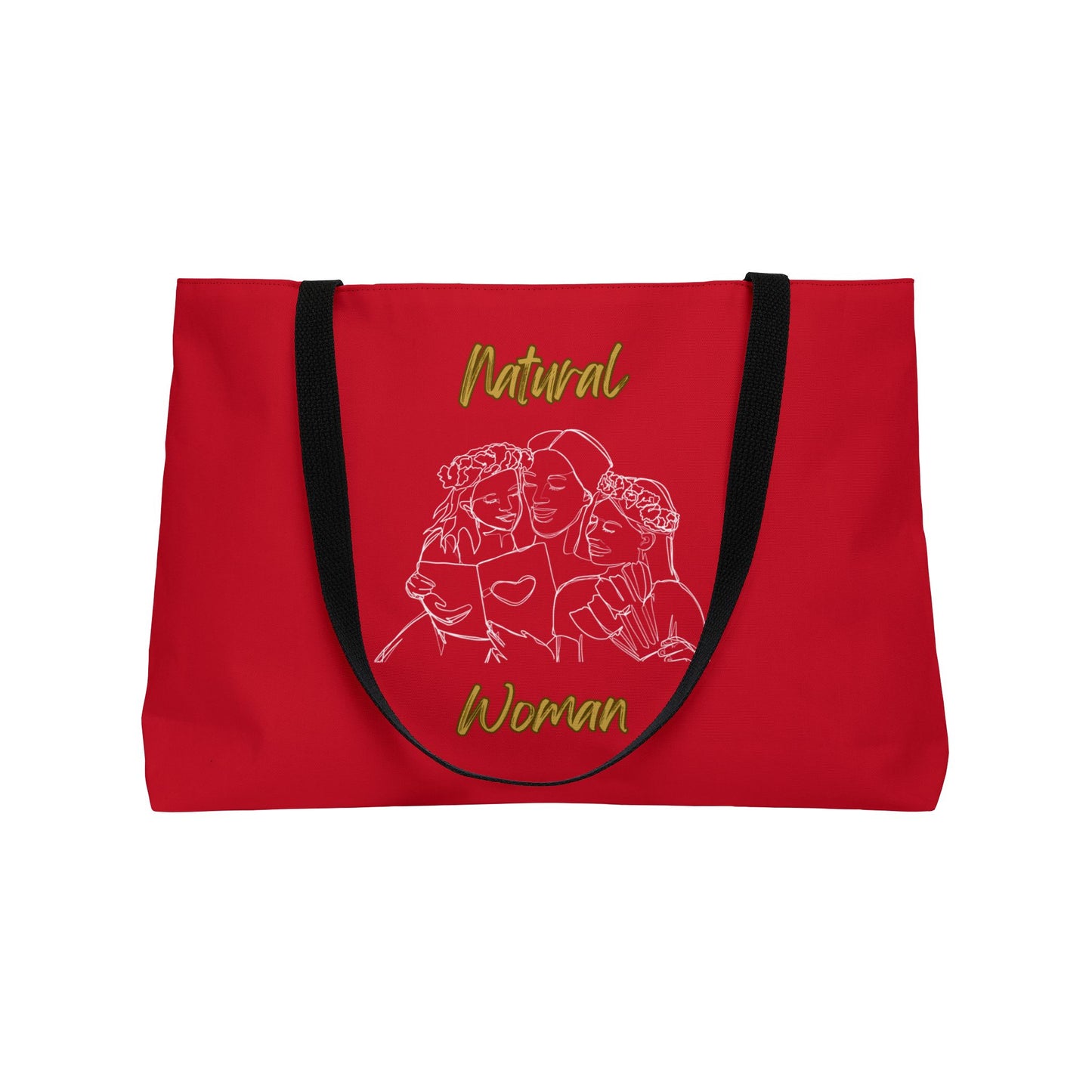 Natural Woman Me & My Girls (WL) Weekender Tote Bag DARK RED