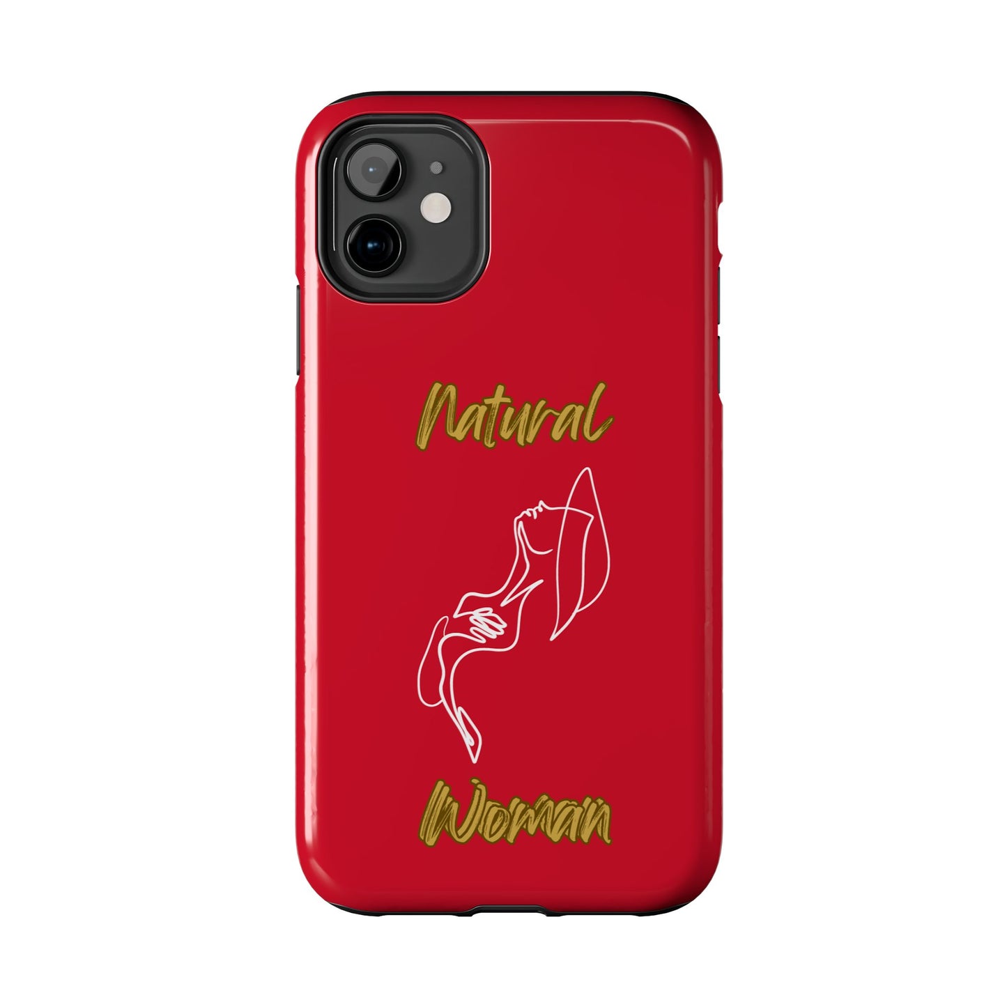Natural Woman Free (WL)Tough Phone Cases DARK RED
