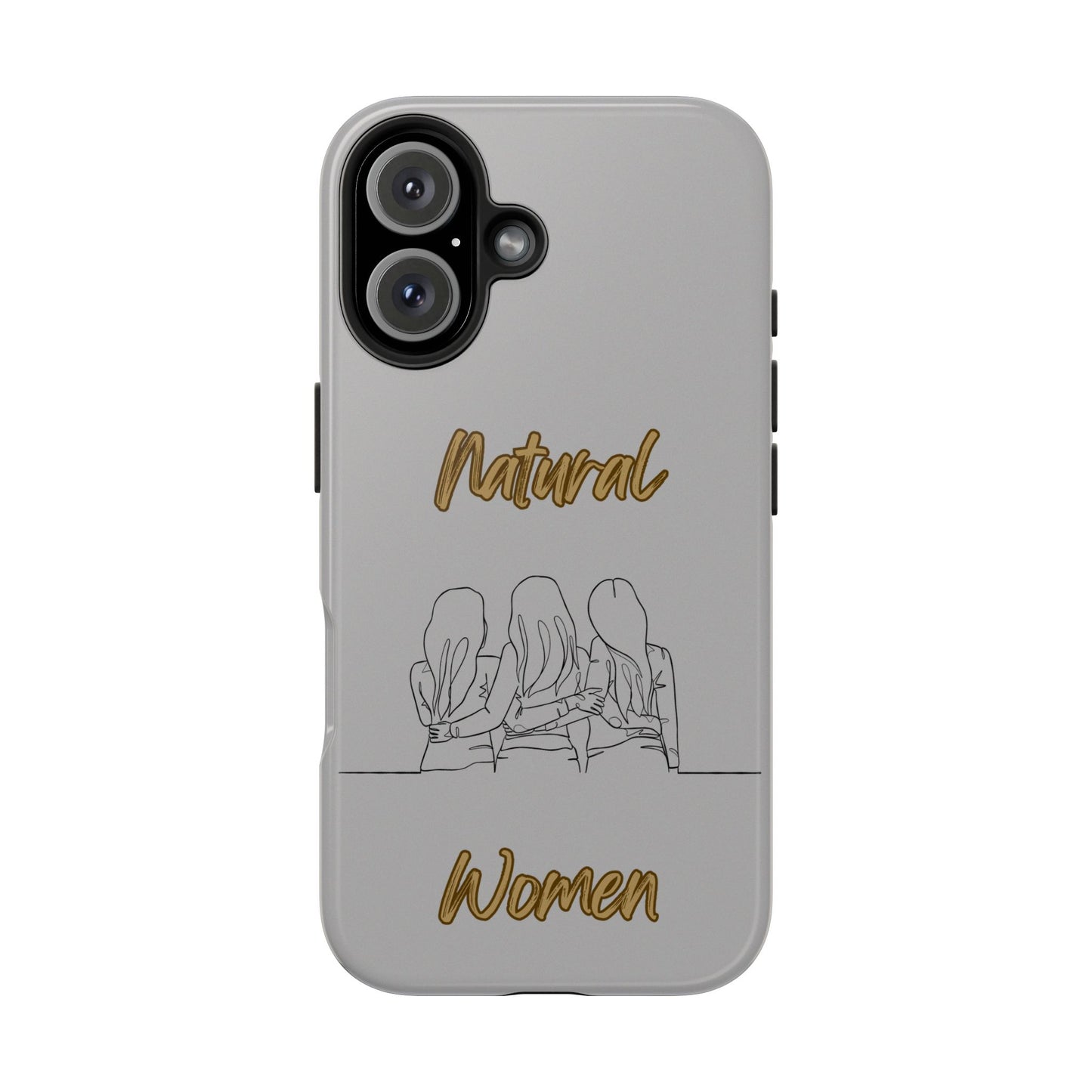 Natural Woman Loving Friends (BL)Tough Phone Cases LIGHT GREY