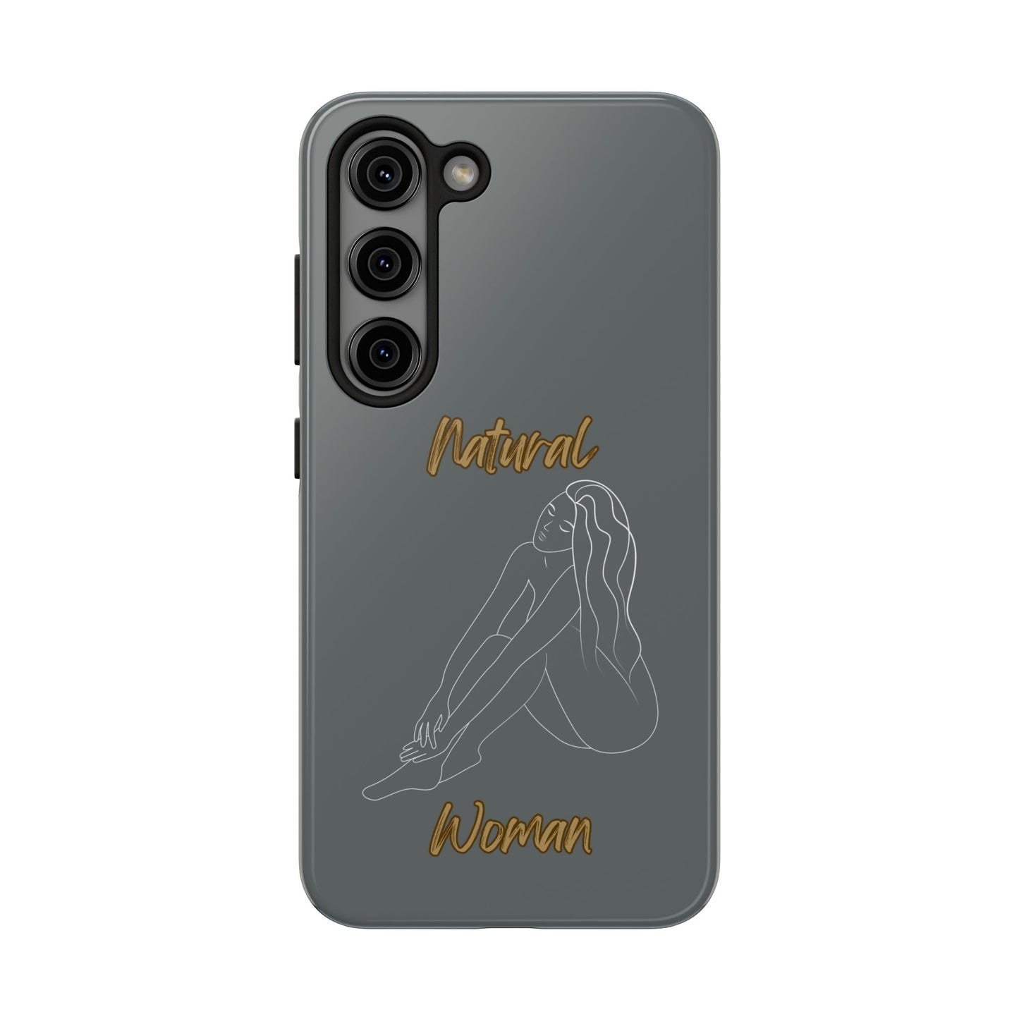 Natural Woman Beauty (WL) Tough Phone Cases DARK GREY