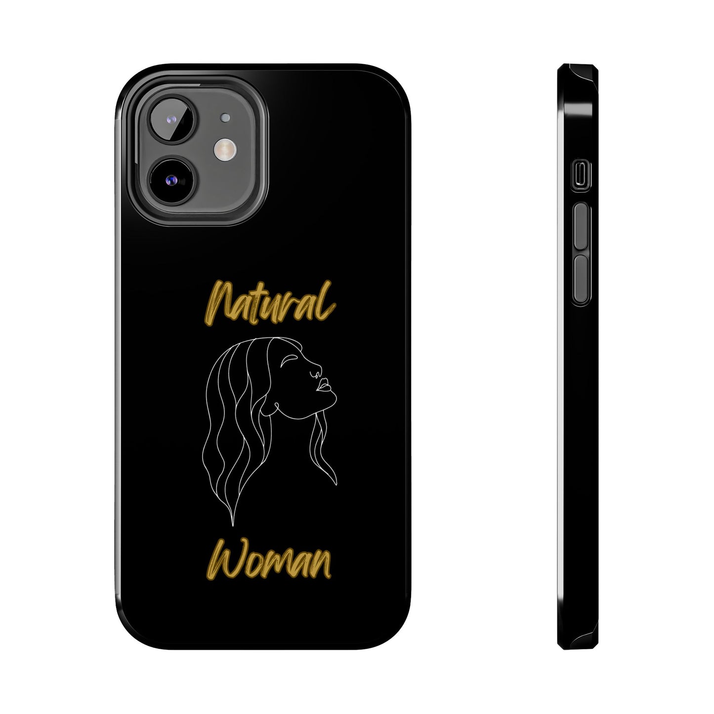 Natural Woman Breeze On Face (WL)Tough Phone Cases BLACK