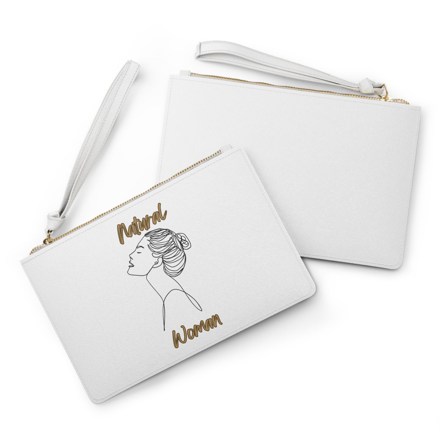 Natural Woman Wet Bun (BL) Clutch Bag WHITE