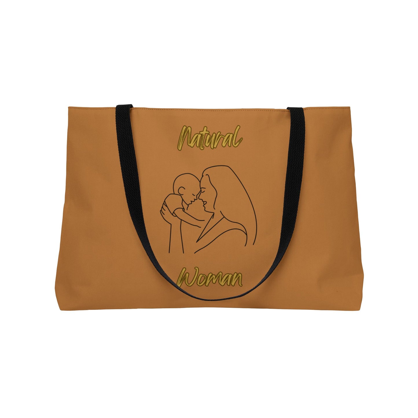 Natural Woman Joy (BL) Weekender Tote Bag LIGHT BROWN