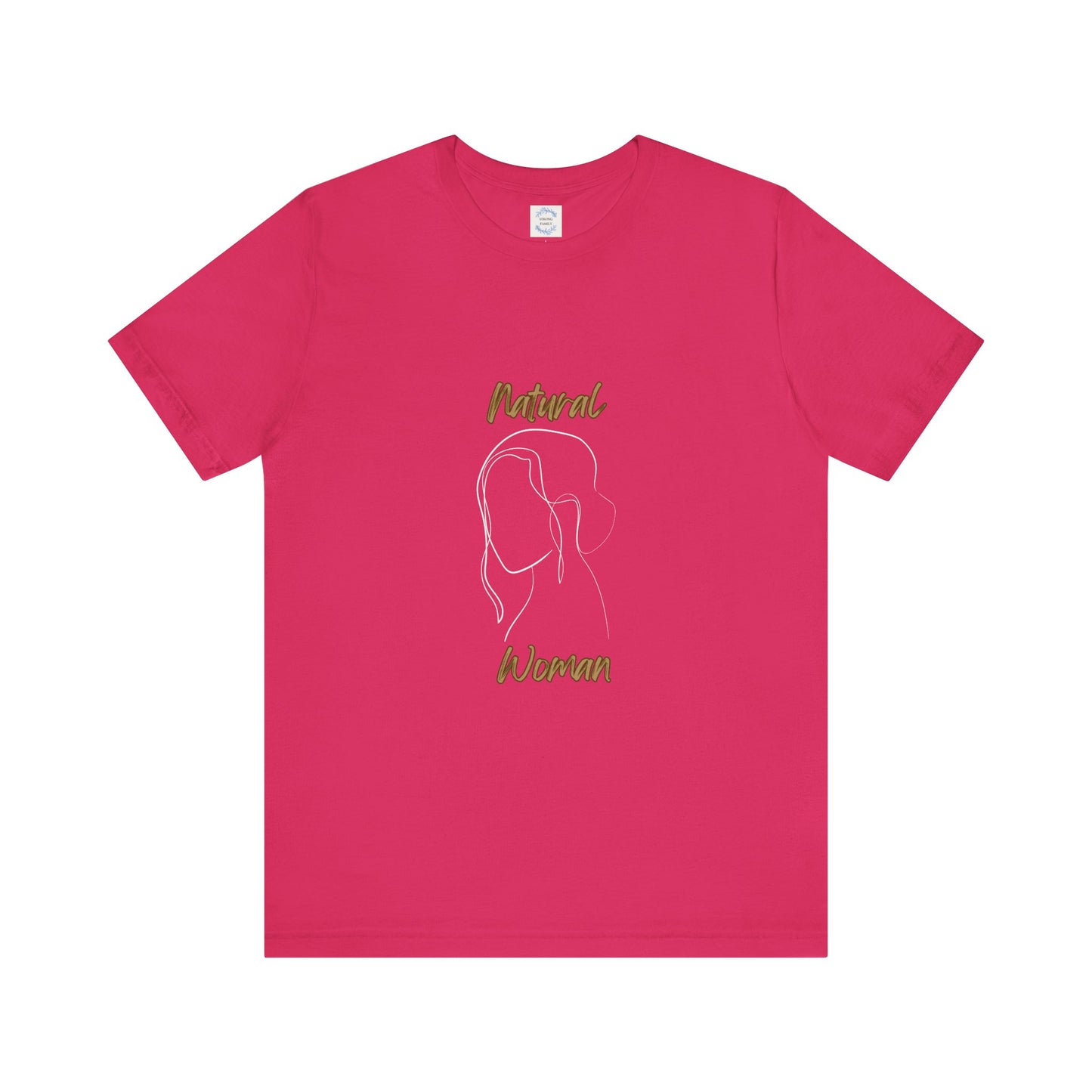 Natural Woman Hanging Hair (WL) Short Sleeve T-Shirt