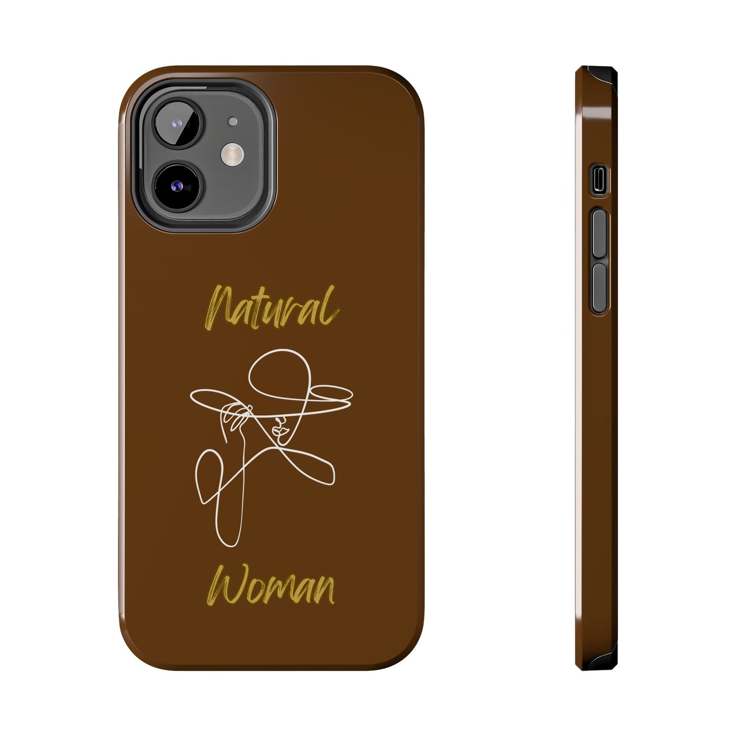 Natural Woman An Original (WL)Tough Phone Cases BROWN