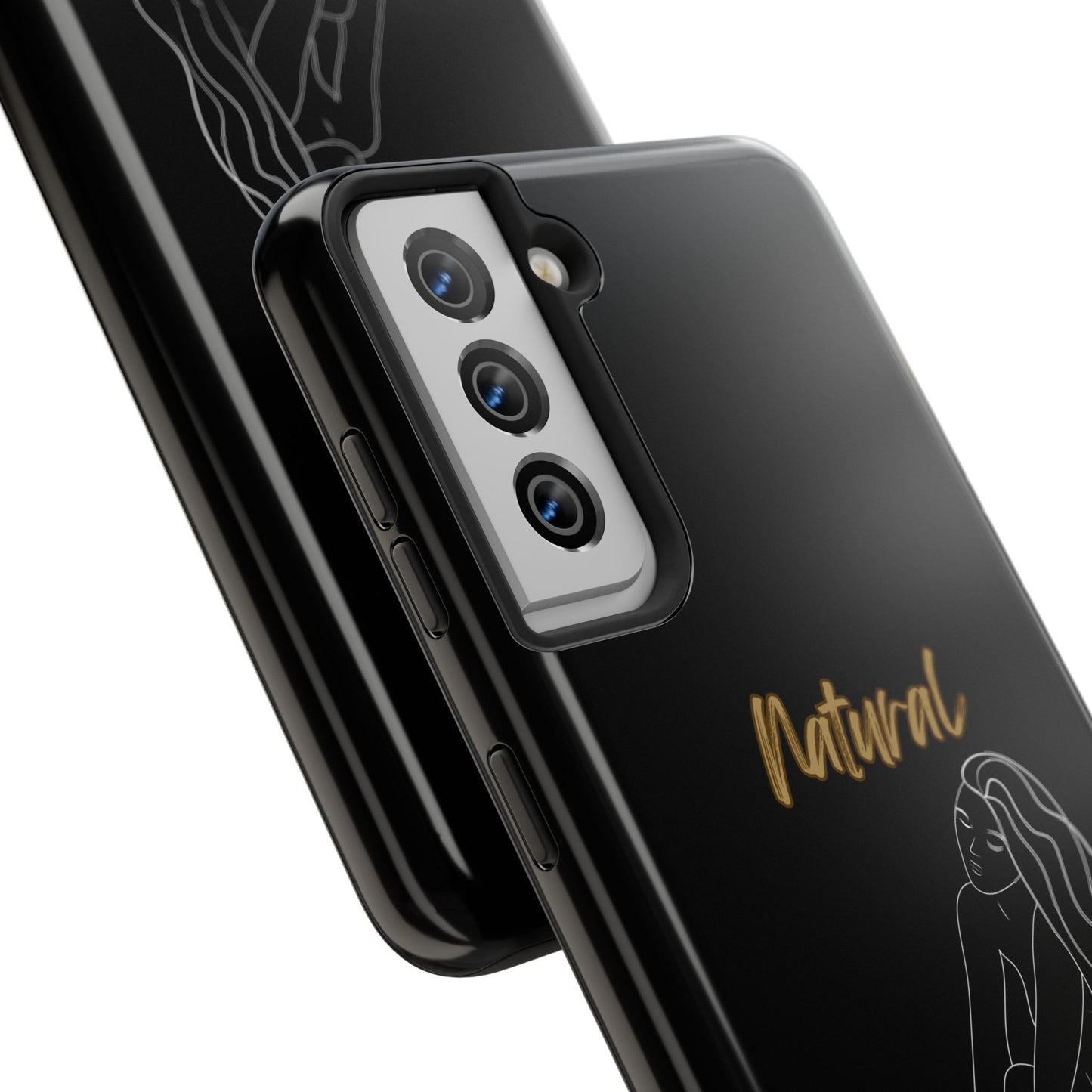 Natural Woman Beauty (WL) Tough Phone Cases BLACK