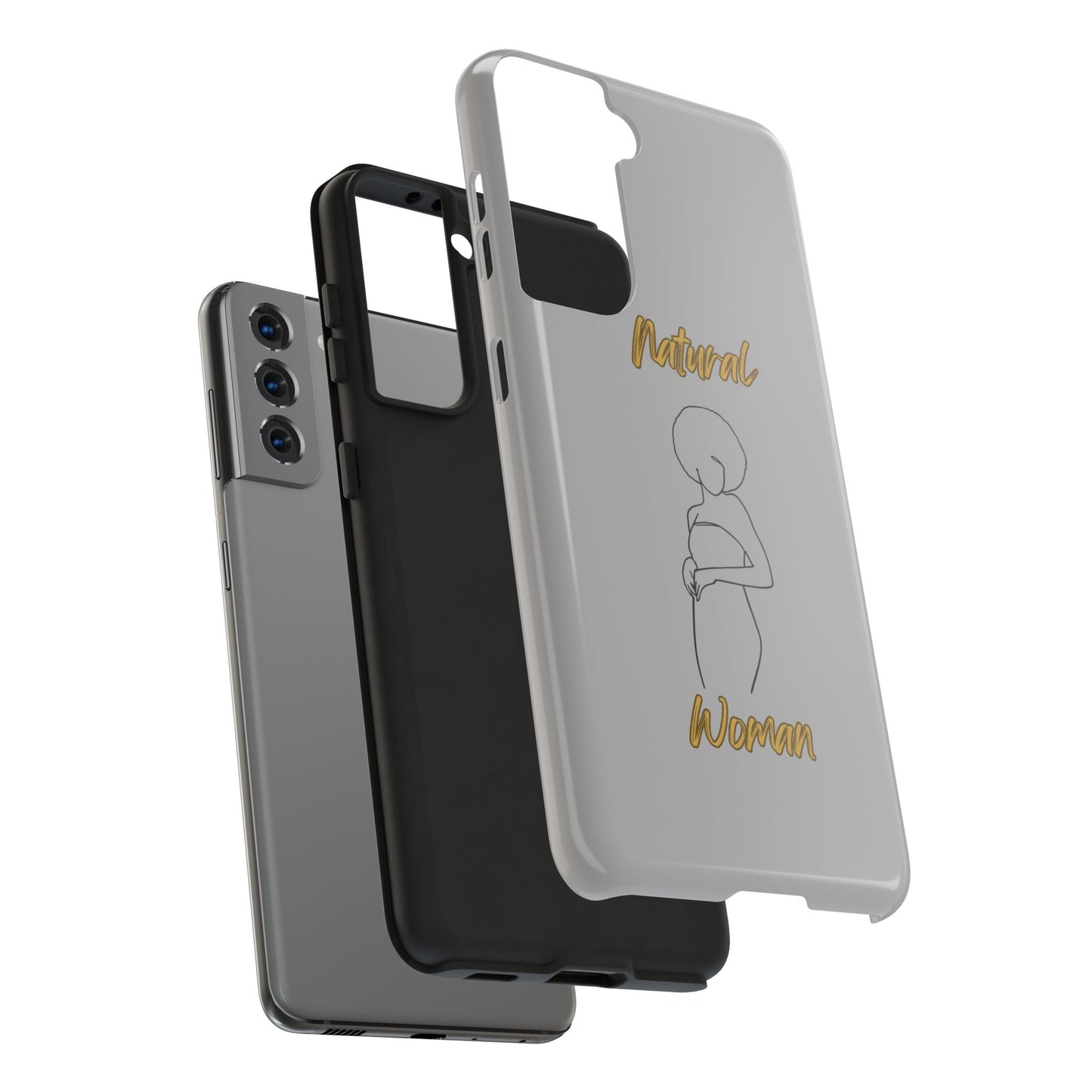 Natural Woman Sho Nuff (BL)Tough Phone Cases LIGHT GREY