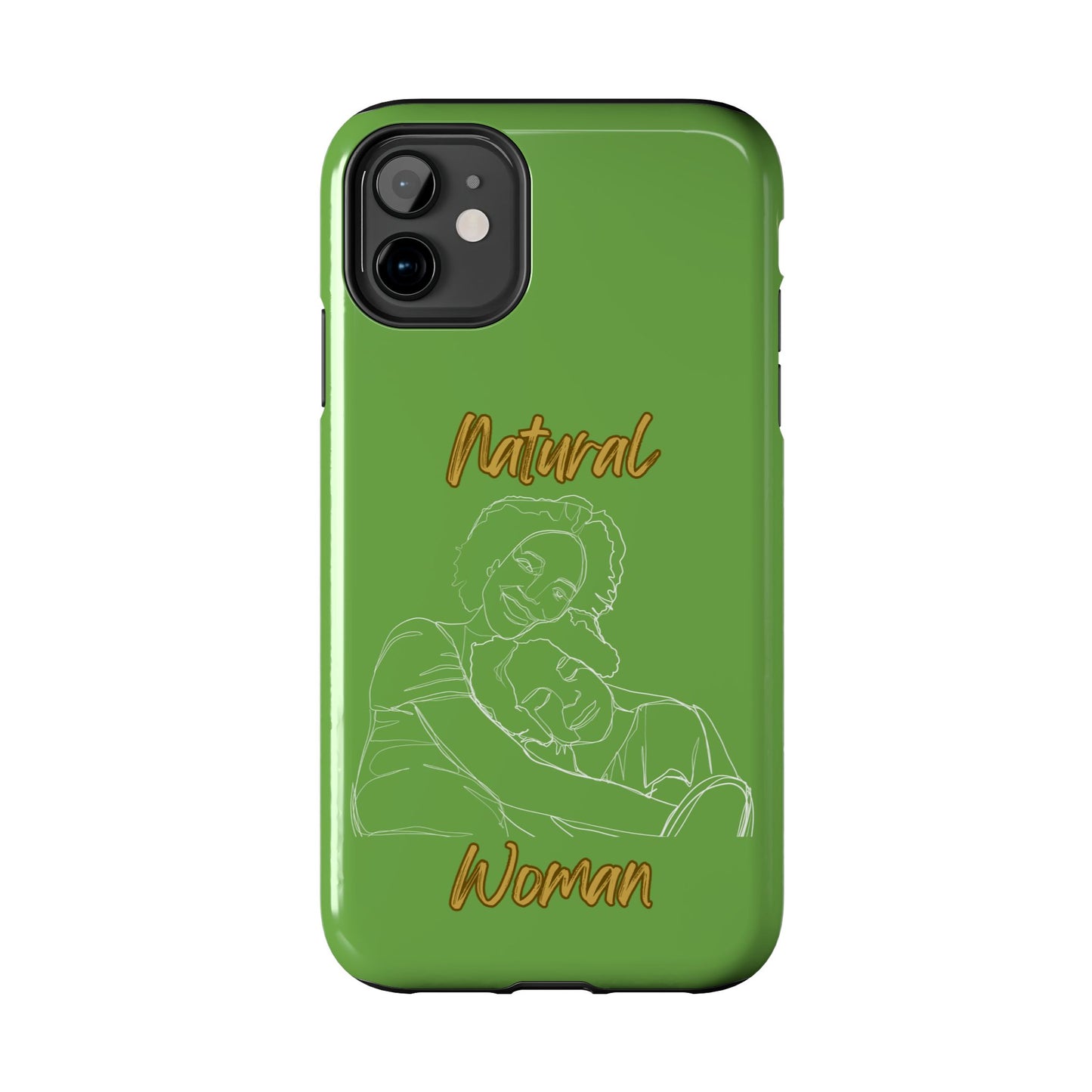 Natural Woman Loving Embrace (WL)Tough Phone Cases GREEN