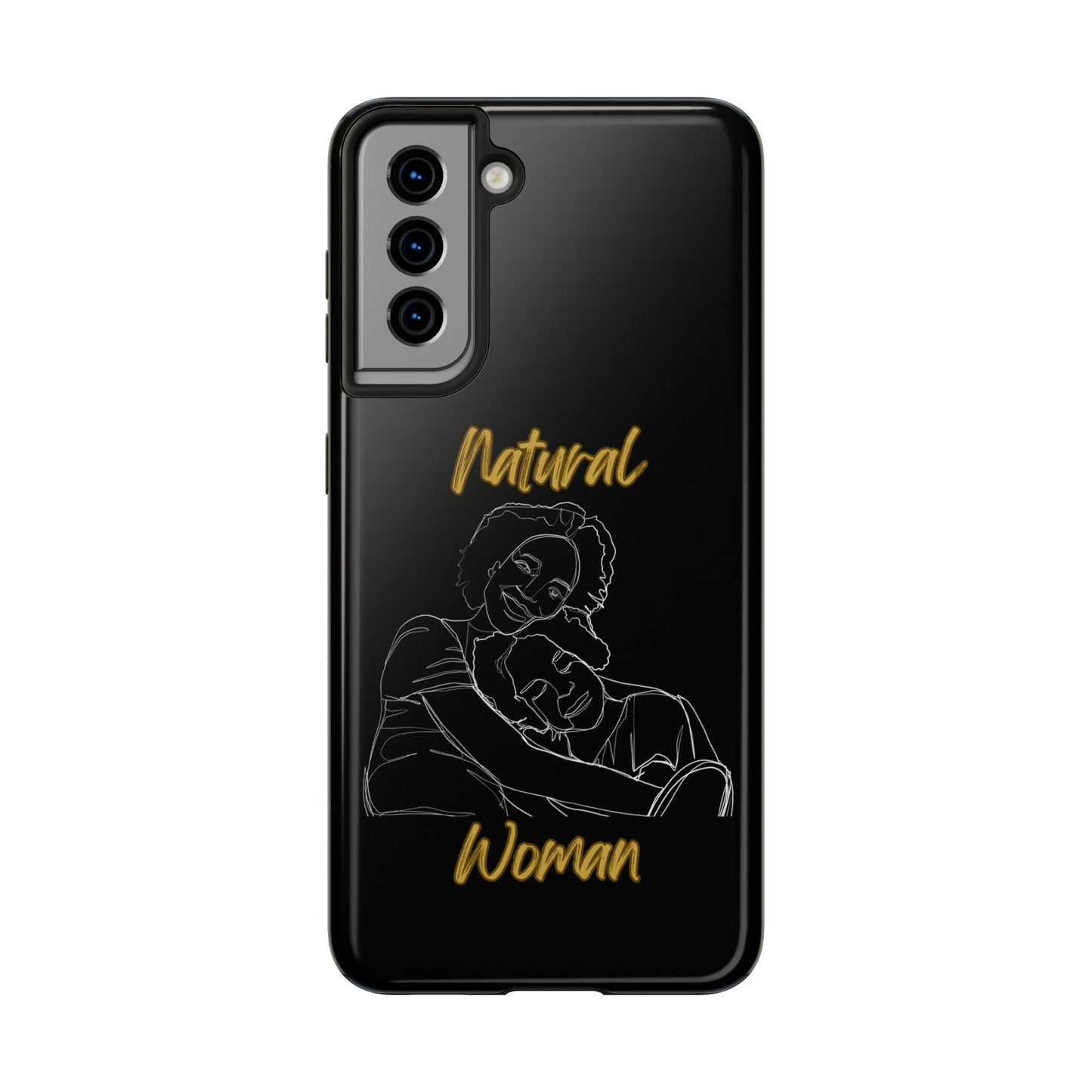 Natural Woman Loving Embrace (WL)Tough Phone Cases BLACK