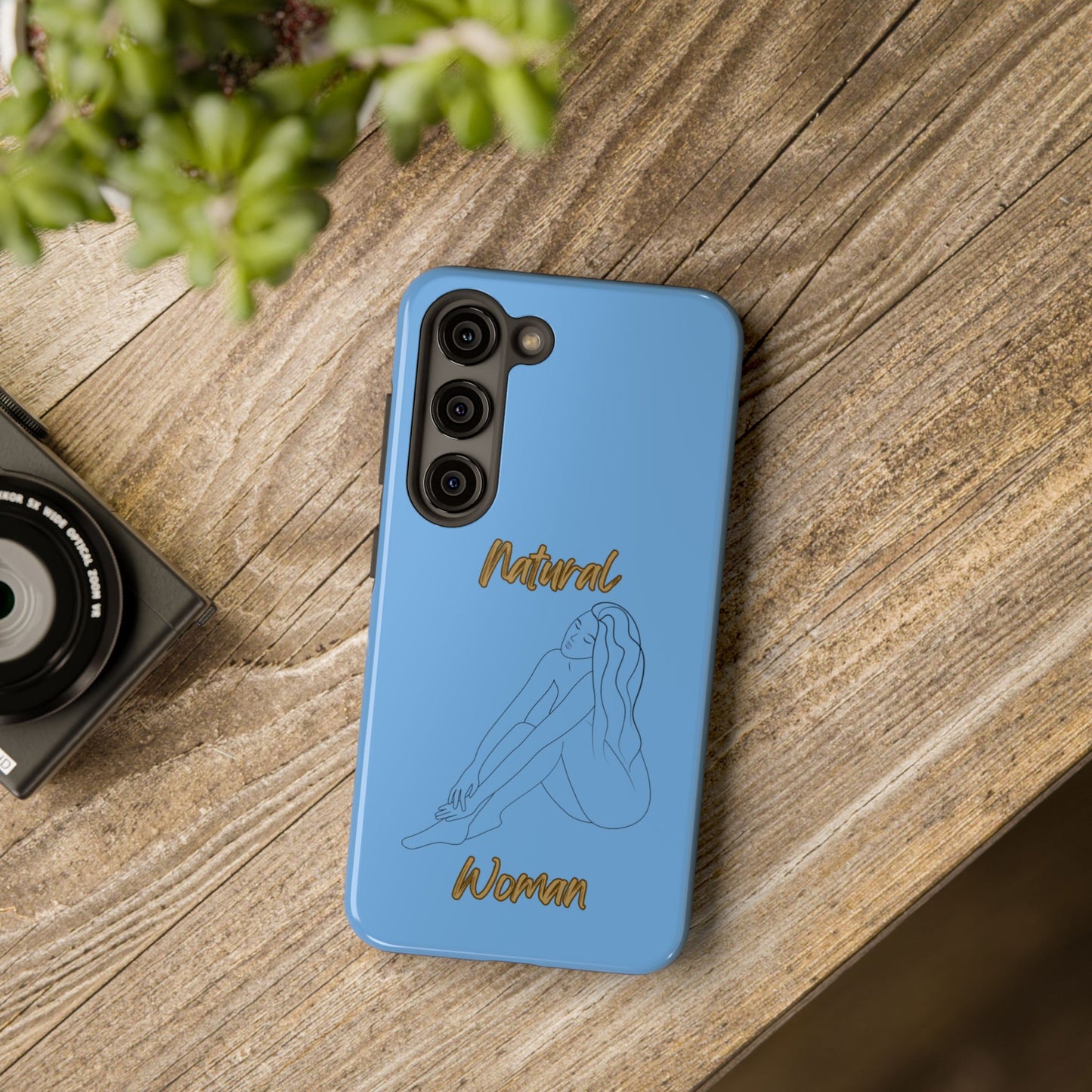 Natural Woman Beauty (BL) Tough Phone Cases LIGHT BLUE