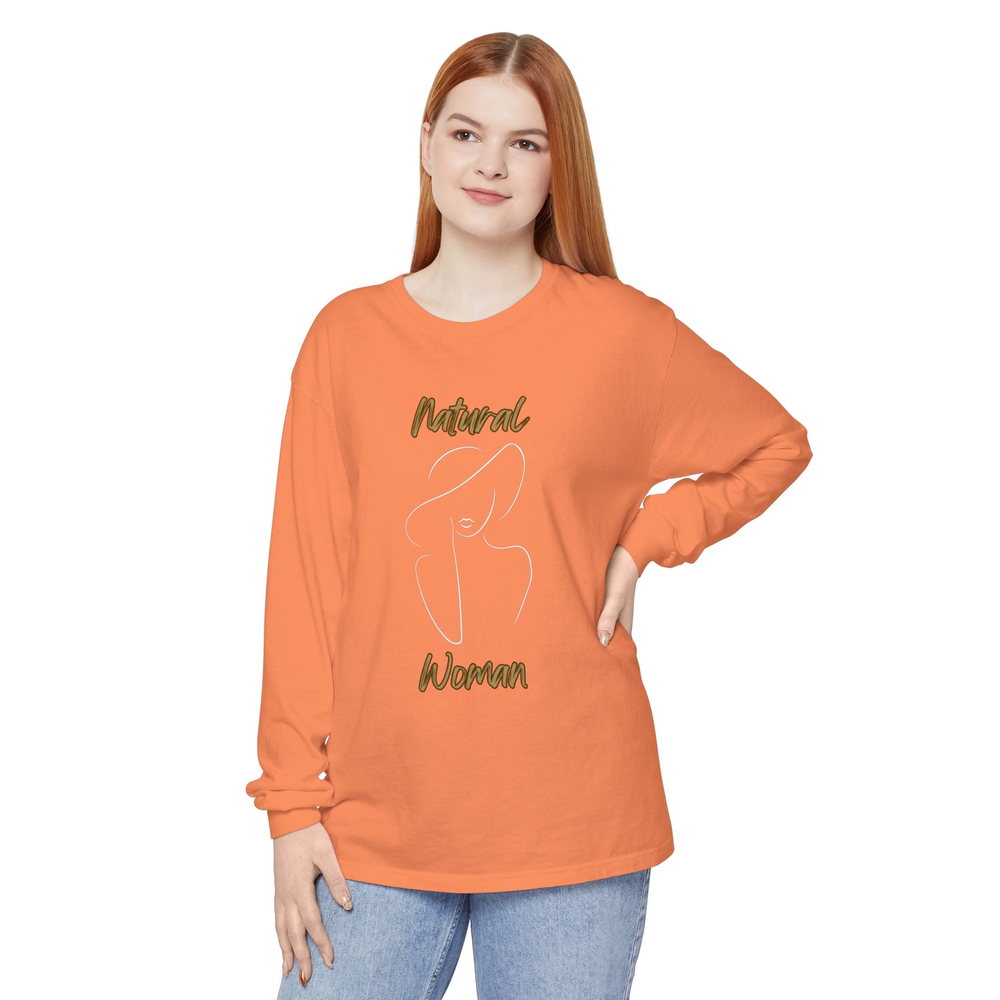 Natural Woman Sun Hat (WL) Long Sleeve T-Shirt