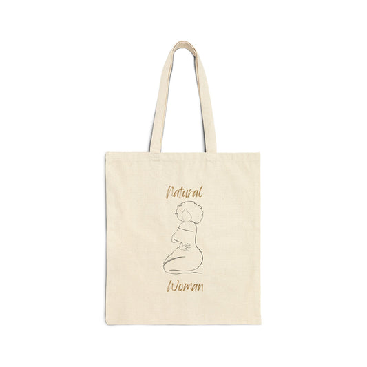 Natural Woman Hug (BL) Canvas Tote Bag