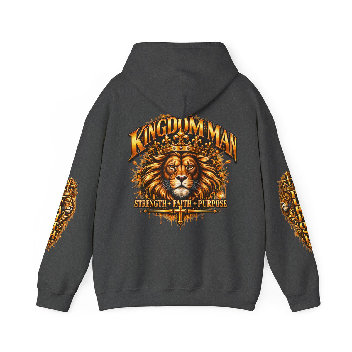 KINGDOM MAN™ Crowned Lion Hoodie