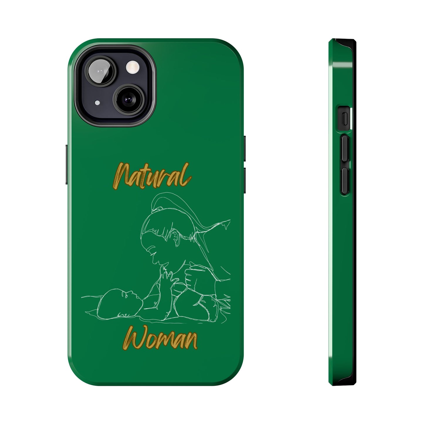 Natural Woman New Life (WL)Tough Phone Cases DARK GREEN