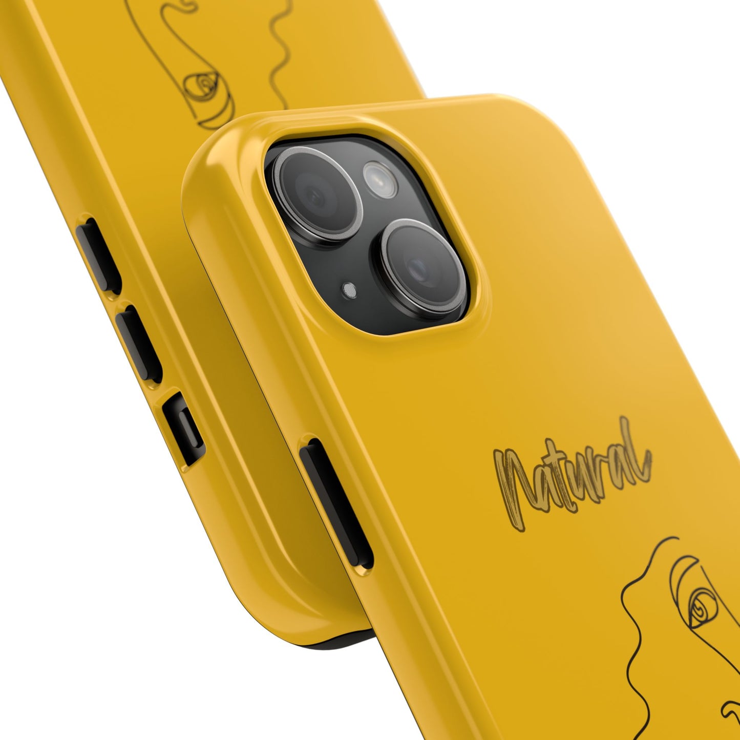 Natural Woman Peekaboo (BL)Tough Phone Cases YELLOW